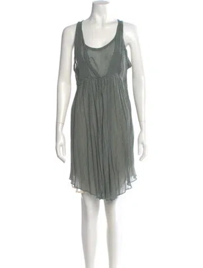 Pre-owned Isabel Marant Silk Knee-length Dress In Multi