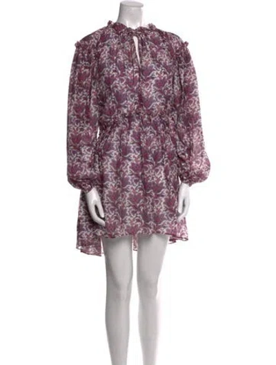 Pre-owned Isabel Marant Silk Knee-length Dress In Pink