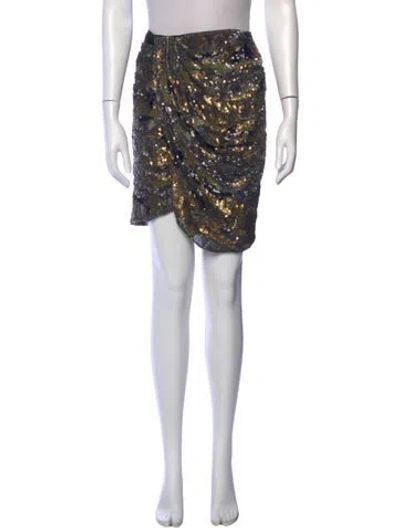 Pre-owned Isabel Marant Silk Knee-length Skirt