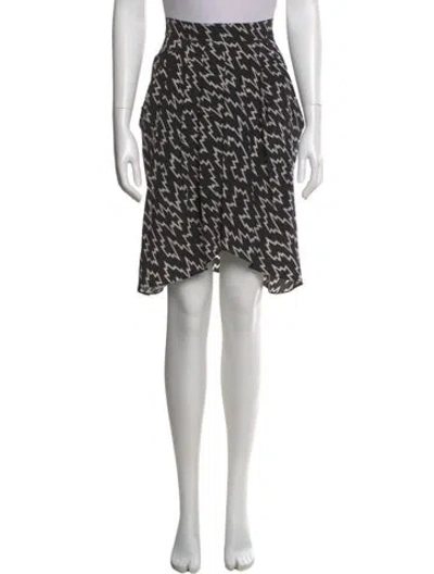 Pre-owned Isabel Marant Silk Knee-length Skirt In Multi