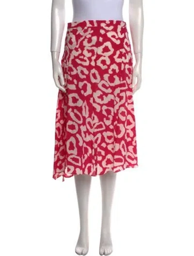 Pre-owned Isabel Marant Silk Knee-length Skirt In Pink