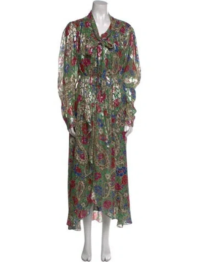 Pre-owned Isabel Marant Silk Long Dress