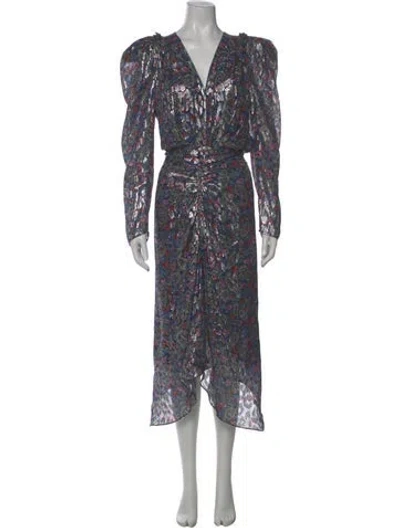 Pre-owned Isabel Marant Silk Long Dress