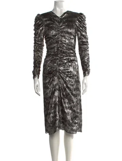 Pre-owned Isabel Marant Silk Midi Length Dress