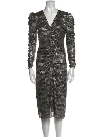 Pre-owned Isabel Marant Silk Midi Length Dress