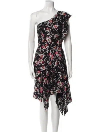 Pre-owned Isabel Marant Silk Midi Length Dress In Multi