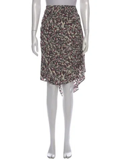Pre-owned Isabel Marant Silk Midi Length Skirt In Neutral
