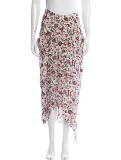 Pre-owned Isabel Marant Silk Midi Length Skirt In Neutral