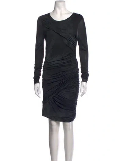 Pre-owned Isabel Marant Silk Mini Dress In Black