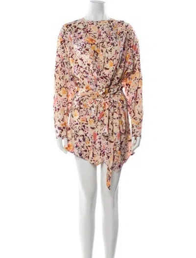 Pre-owned Isabel Marant Silk Mini Dress In Multi