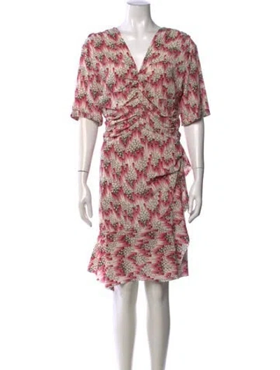 Pre-owned Isabel Marant Silk Mini Dress In Multi