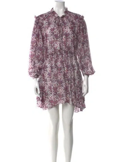Pre-owned Isabel Marant Silk Mini Dress In Pink