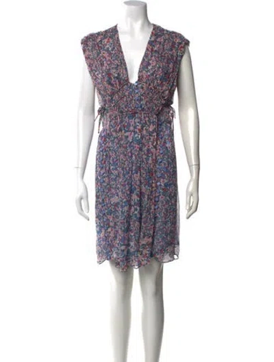 Pre-owned Isabel Marant Silk Mini Dress In Pink