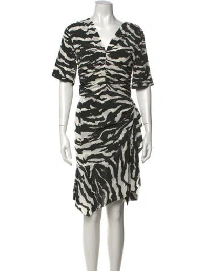Pre-owned Isabel Marant Silk Mini Dress W/ Tags In Black