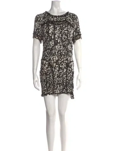 Pre-owned Isabel Marant Silk Mini Dress W/ Tags In Black