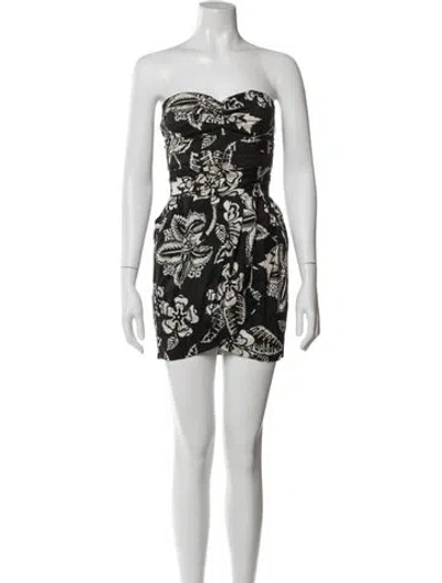 Pre-owned Isabel Marant Silk Mini Dress In White
