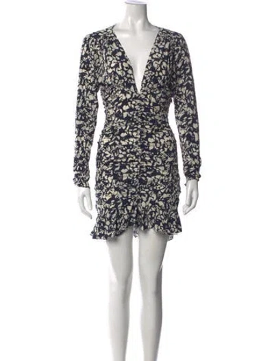 Pre-owned Isabel Marant Silk Mini Dress In White