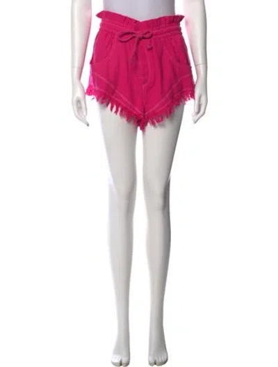 Pre-owned Isabel Marant Silk Mini Shorts In Pink