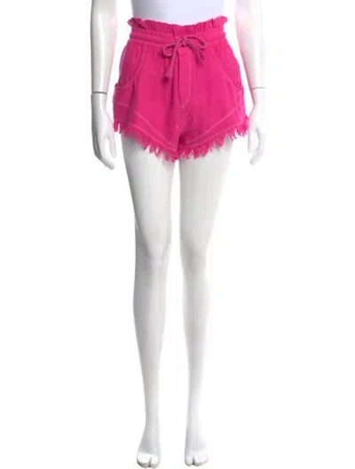 Pre-owned Isabel Marant Silk Mini Shorts In Pink
