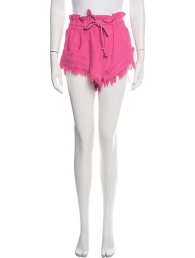 Pre-owned Isabel Marant Silk Mini Shorts In Pink