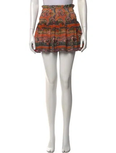 Pre-owned Isabel Marant Silk Mini Shorts In Purple