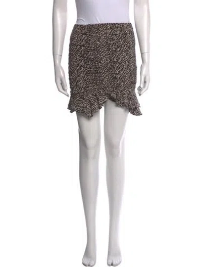 Pre-owned Isabel Marant Silk Mini Skirt In Black