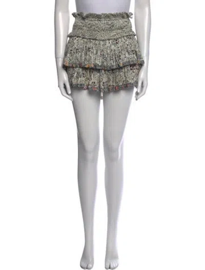 Pre-owned Isabel Marant Silk Mini Skirt In Black