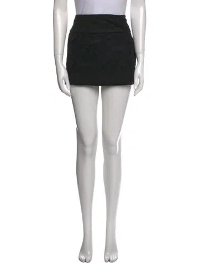 Pre-owned Isabel Marant Silk Mini Skirt In Black