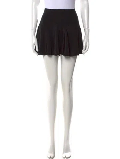 Pre-owned Isabel Marant Silk Mini Skirt In Black