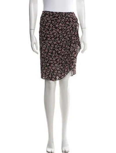 Pre-owned Isabel Marant Silk Mini Skirt In Black
