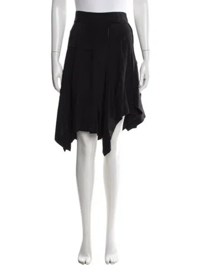 Pre-owned Isabel Marant Silk Mini Skirt In Black