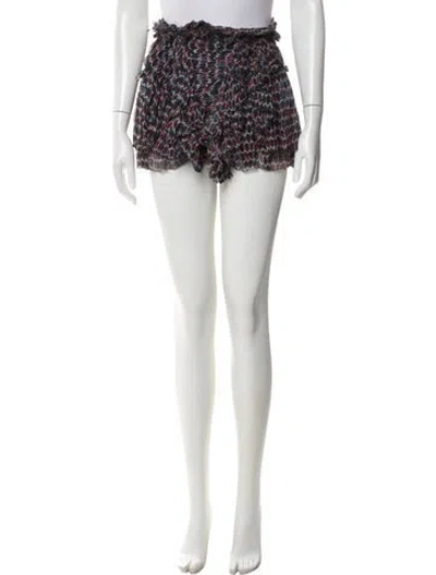 Pre-owned Isabel Marant Silk Mini Skirt In Blue