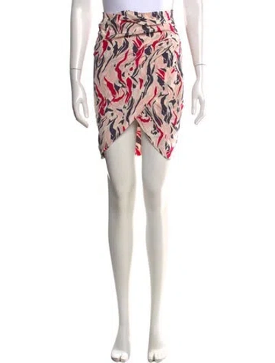 Pre-owned Isabel Marant Silk Mini Skirt In Neutrals