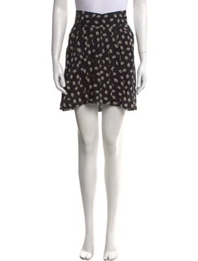 Pre-owned Isabel Marant Silk Mini Skirt W/ Tags