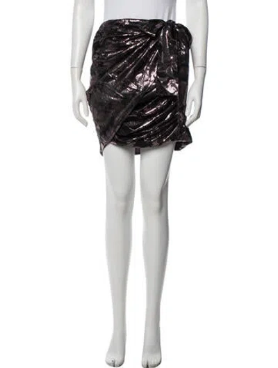 Pre-owned Isabel Marant Silk Mini Skirt In White