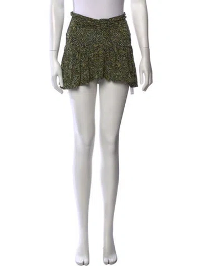 Pre-owned Isabel Marant Silk Patterned Top In Grey/neutrals