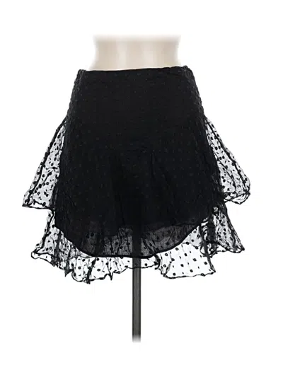Pre-owned Isabel Marant Silk Skirt In Black