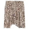 Isabel Marant Ozany Snake-print Silk-blend Miniskirt