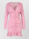 Isabel Marant Lara V-neck Floral Mini Dress