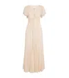 Isabel Marant Silk Tie-neck Agathe Maxi Dress