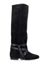 Isabel Marant Silmon Knee-high Boots In Black