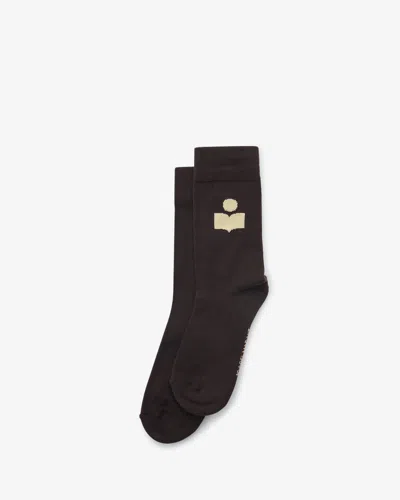 Isabel Marant Siloki Socks In Brown