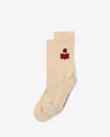 Isabel Marant Siloki Socks In Nude