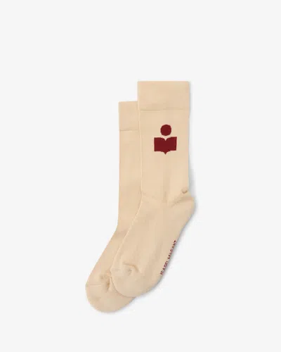 Isabel Marant Siloki Socks In Nude
