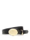 Isabel Marant Ory Leather Belt In Black