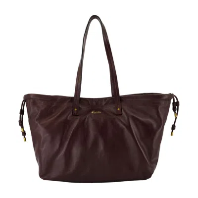 Isabel Marant Silven Gb Shoulder Bag In Red