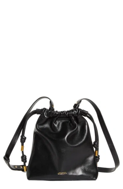 Isabel Marant Silven Mini Leather Tote In Black