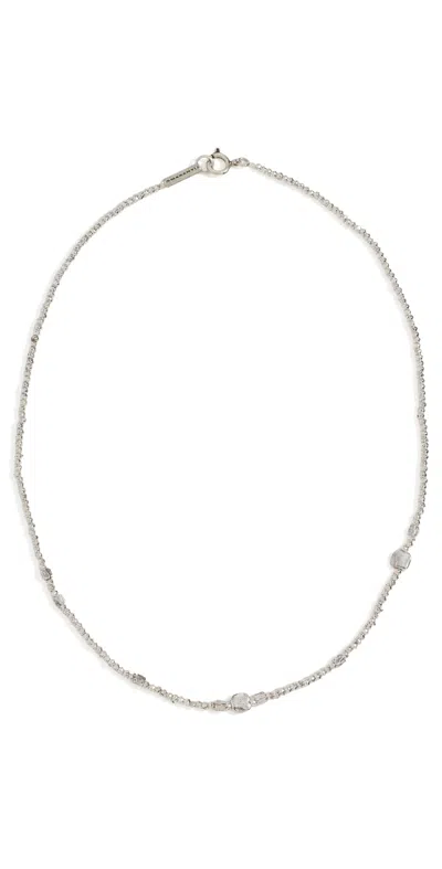 Isabel Marant Silver Beaded Necklace Silver
