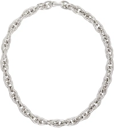 Isabel Marant Silver Bly Necklace In 08si