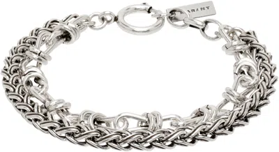 Isabel Marant Silver Chain Bracelet In 08si Silver